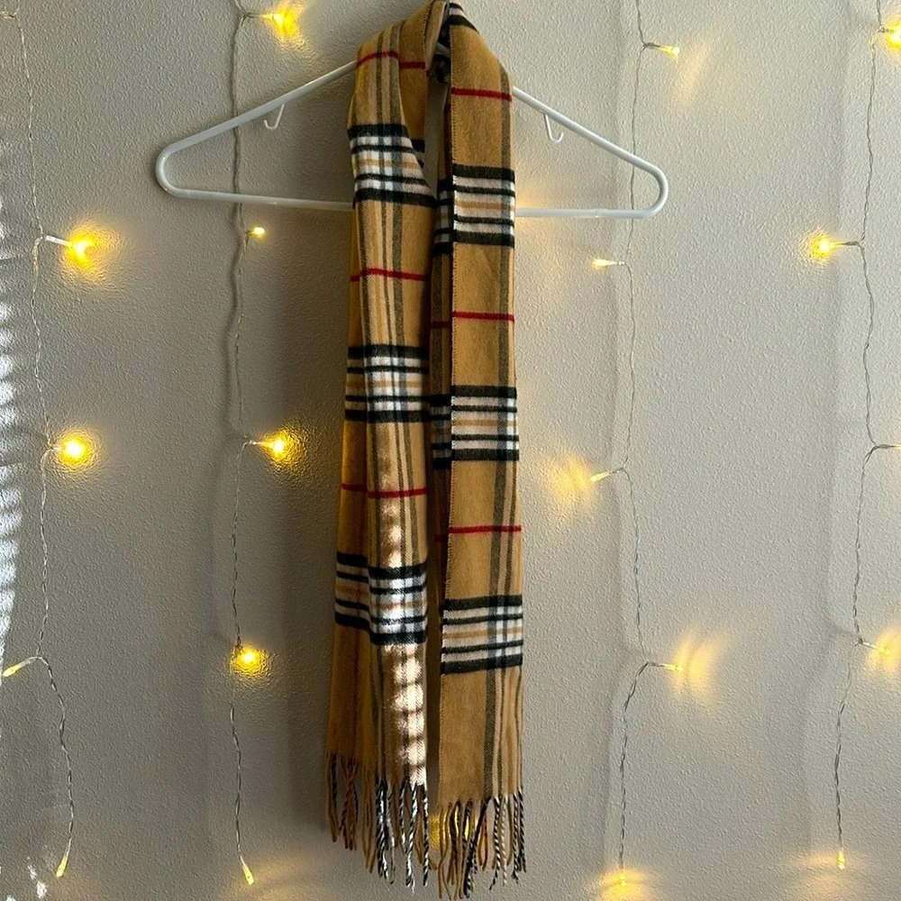 Thin Fleece Plaid Scarf 🧣​